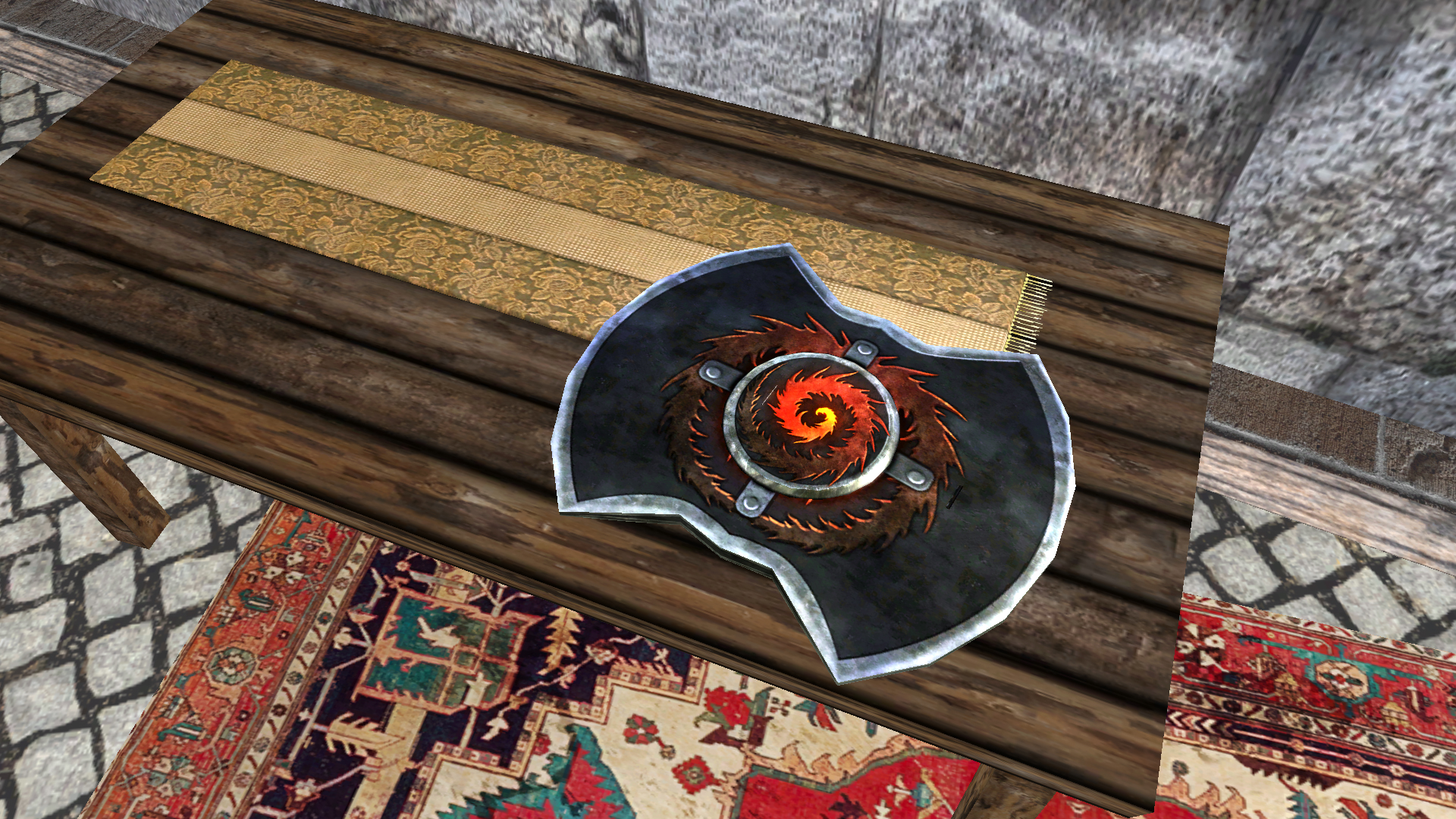 Ember Bulwark Shield Skin Scroll