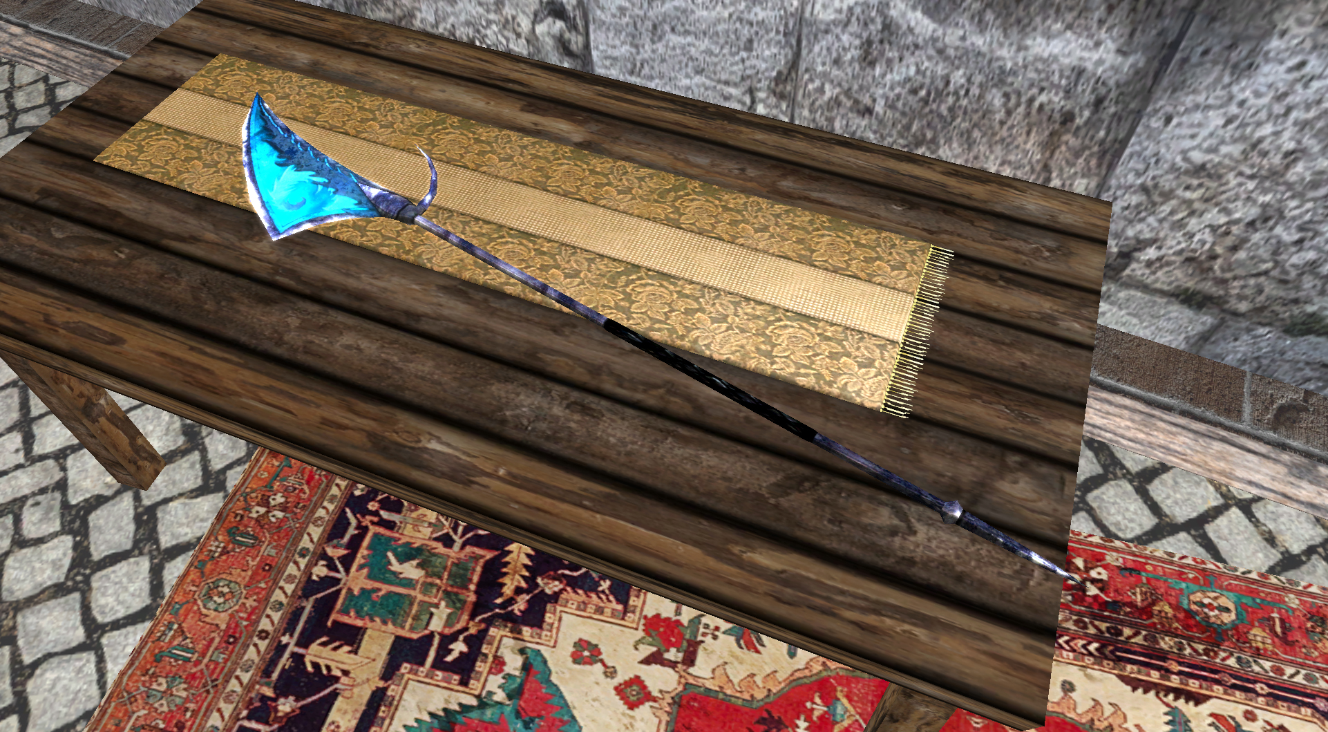 Frozen Ember Glaive Skin Scroll